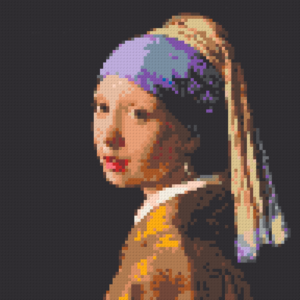 Girl with a Pearl Earring – Bricks Art Mosaic Kit