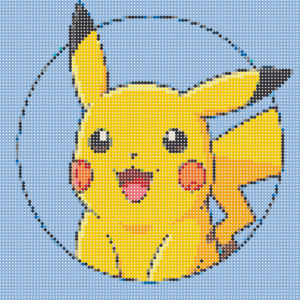 Pikachu – Bricks Art Mosaic Kit