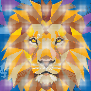 Lion – Bricks Art Mosaic Kit