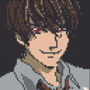 Light Yagami – Bricks Art Mosaic Kit