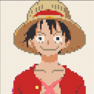 Monkey D. Luffy 1 – Bricks Art Mosaic Kit