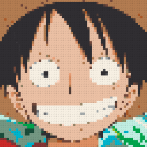 Monkey D. Luffy 2 – Bricks Art Mosaic Kit