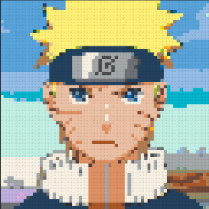 Naruto Uzumaki – Bricks Art Mosaic Kit