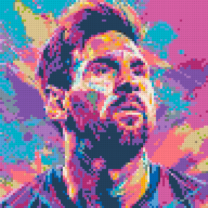 Messi– Bricks Art Mosaic Kit