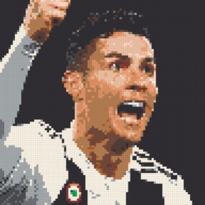 Ronaldo– Bricks Art Mosaic Kit