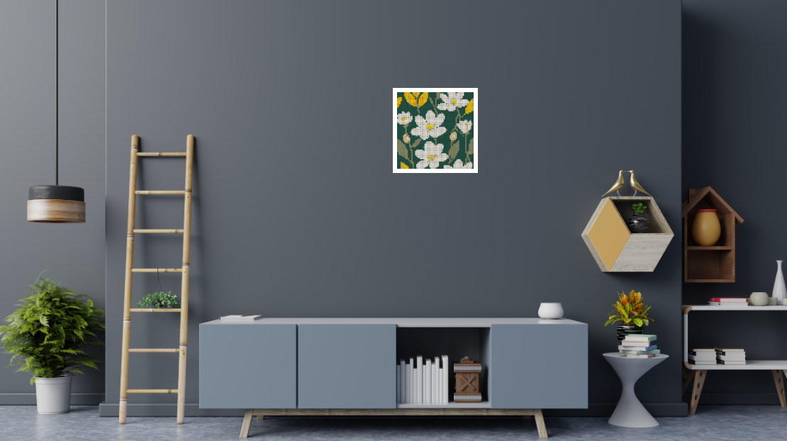 32 - 2x2 - Wall Display - Flora
