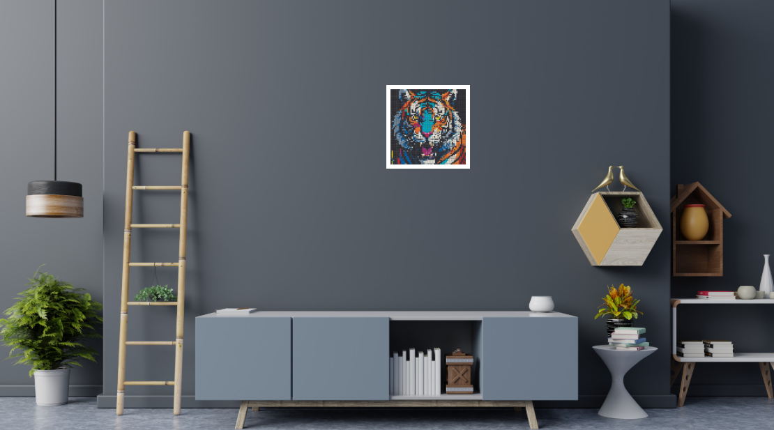32 - 2x2 - Wall Display - Tiger