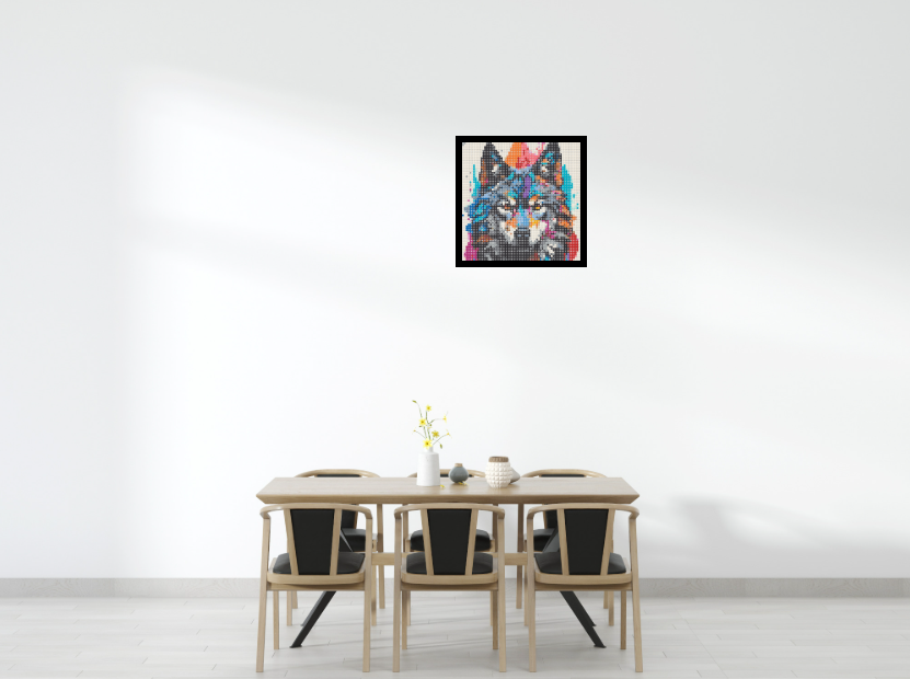 32 - 2x2 - Wall Display - Wolf