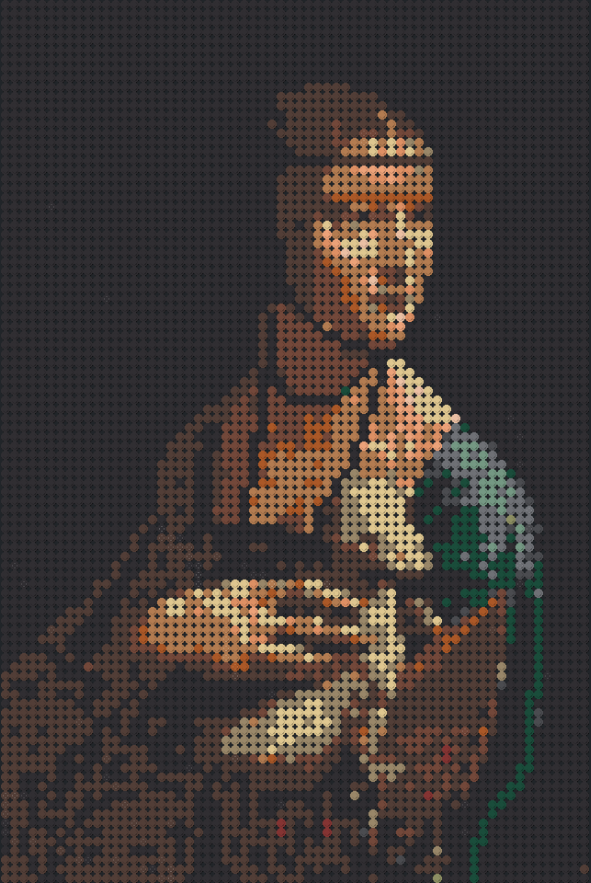 32 - 2x3 - Lady with an ermine