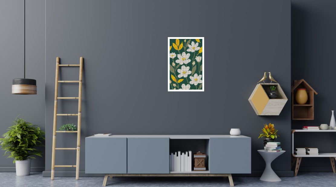 32 - 2x3 - Wall Display - Flora