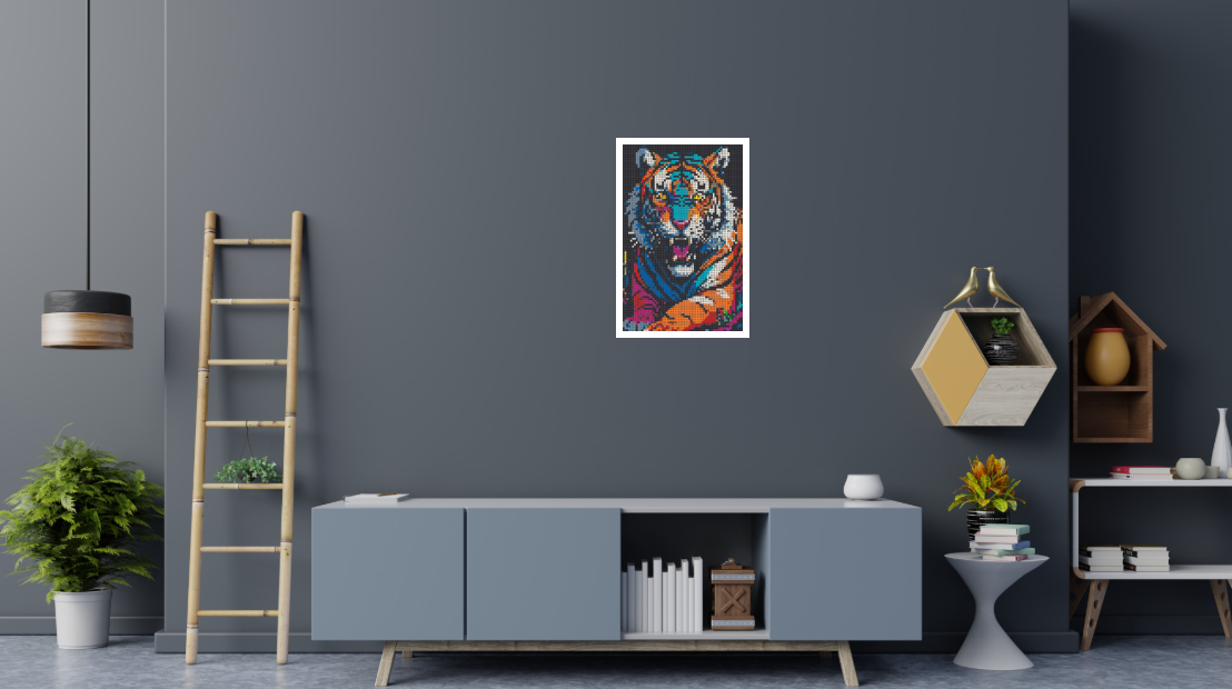 32 - 2x3 - Wall Display - Tiger