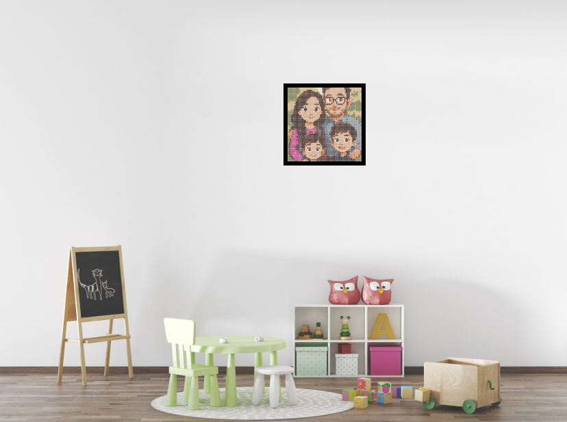 32 - 2x2 - Wall Display - Family Photo