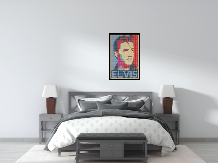 32 - 2x3 - Wall Display - Elvis
