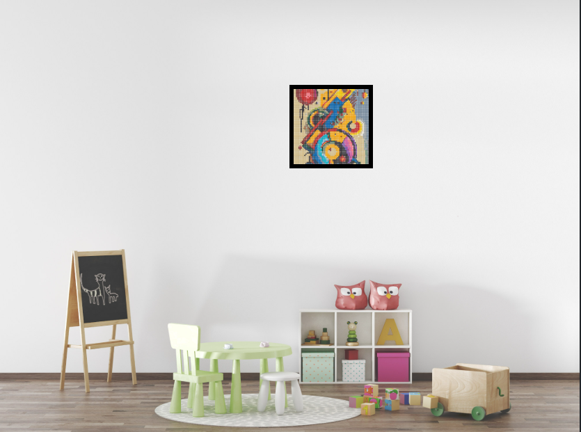 32 - 2x2 - Wall Display - Abstract Art