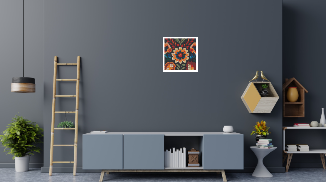 32 - 2x2 - Wall Display - Flora