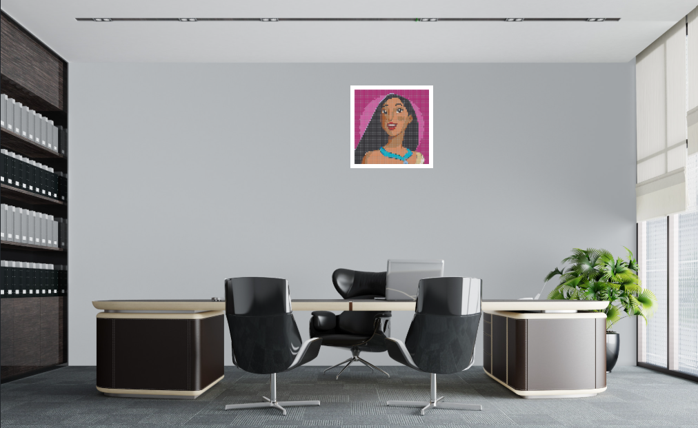 32 - 2x2 - Wall Display - princesa pocahontas
