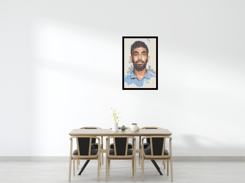 32 - 2x3 - Wall Display - Jasprit Bumrah