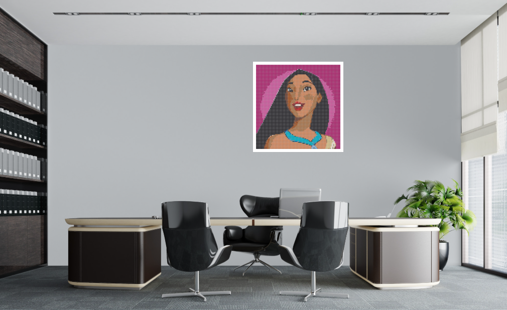 32 - 3x3 - Wall Display - princesa pocahontas